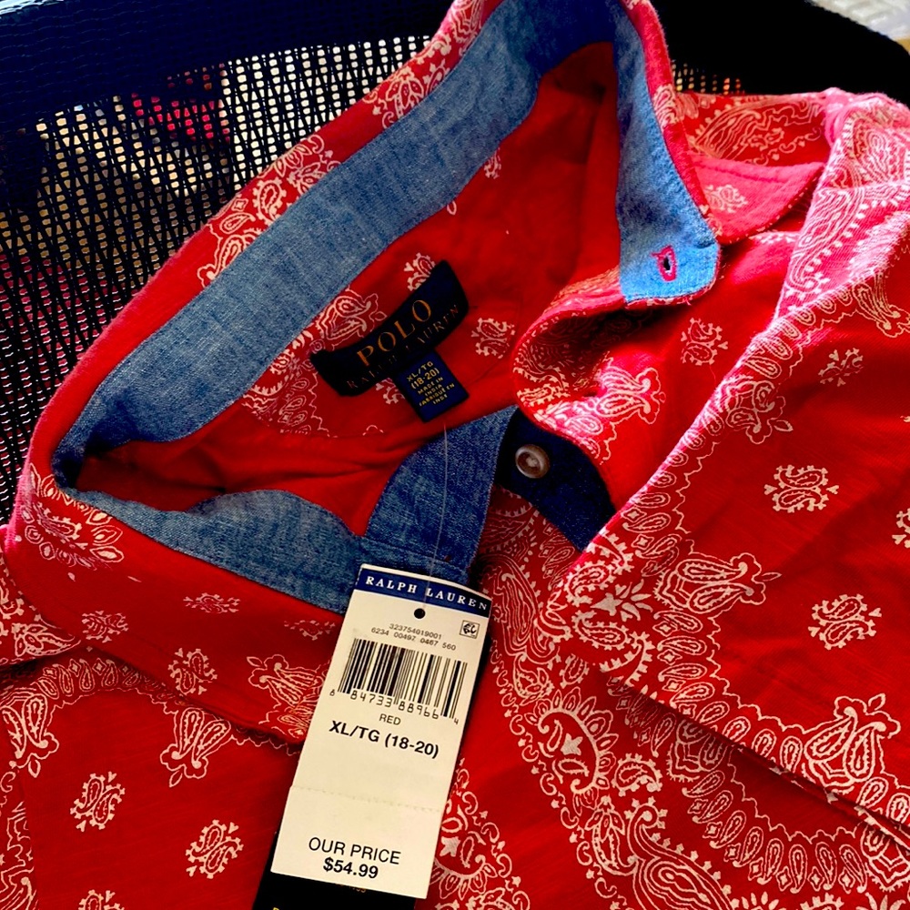 Vintage Bandanna Ralph Lauren Polo